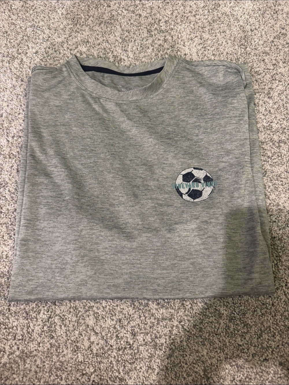 Vineyard Vines Heather Gray Kids Soccer Tee